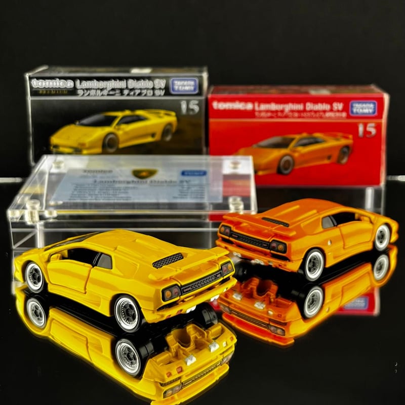 展示用車両解説プレート トミカプレミアム No.15 ランボルギーニ