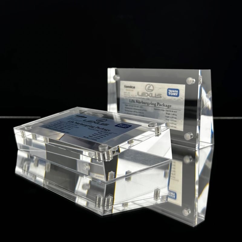 展示用車両解説プレート トミカプレミアム レクサス LFA ニュルブルク