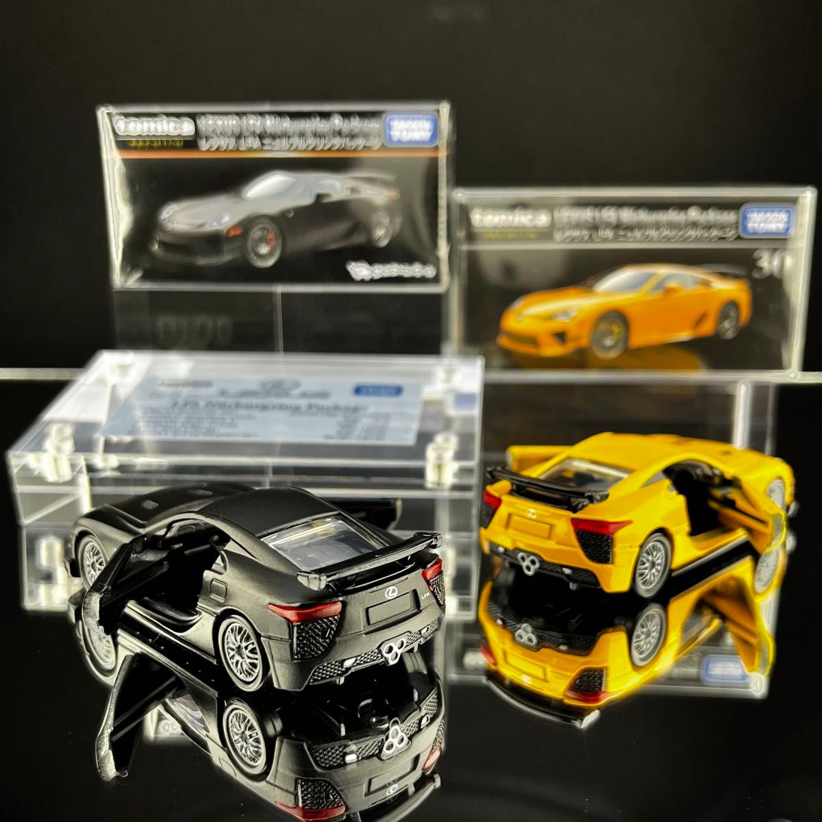 展示用車両解説プレート トミカプレミアム レクサス LFA ニュルブルク