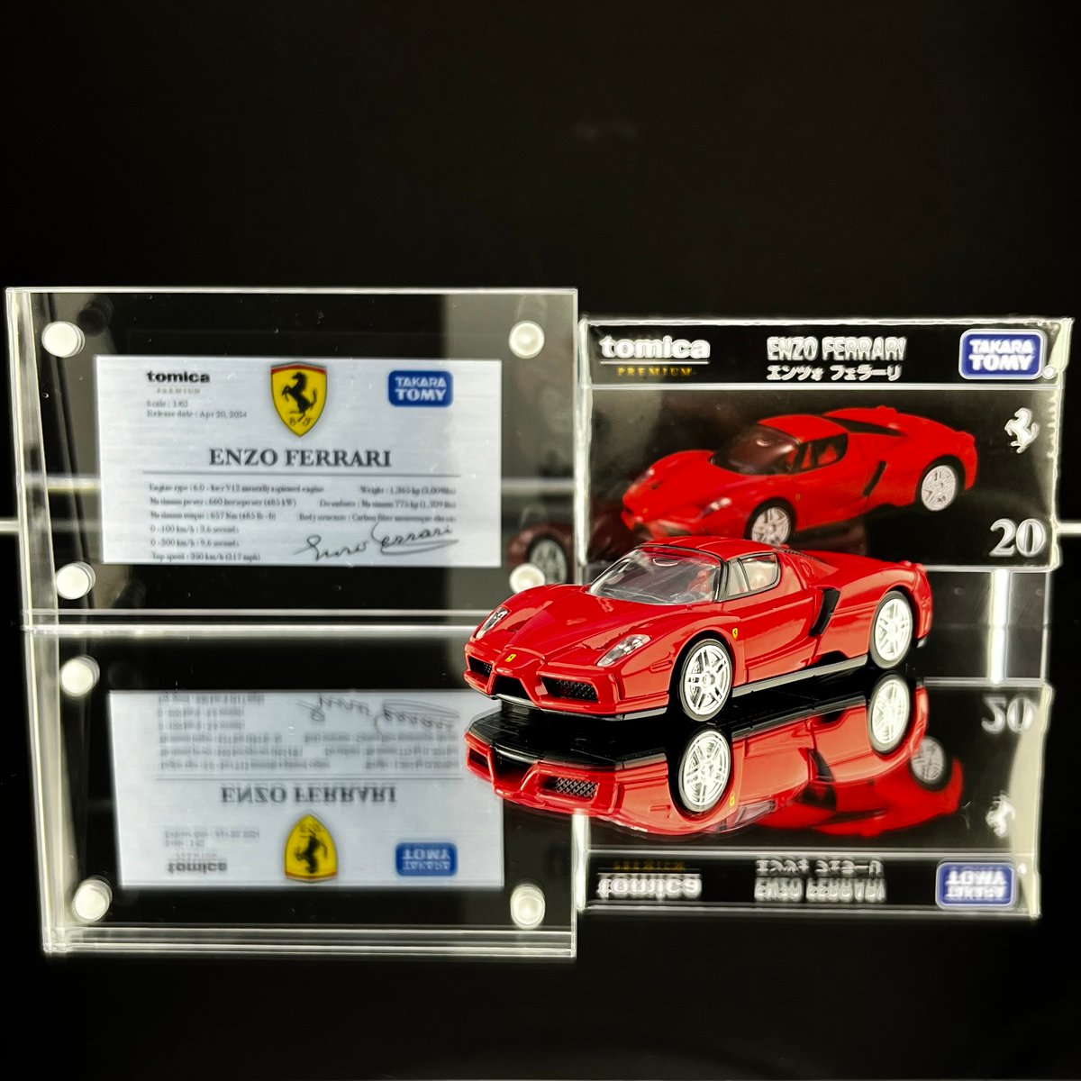 車両解説プレート tomica Premium エンツォ フェラーリ 用 | Garage@J 車両解説プレート tomica Premium エンツォ フェラーリ 用 | Garage@J