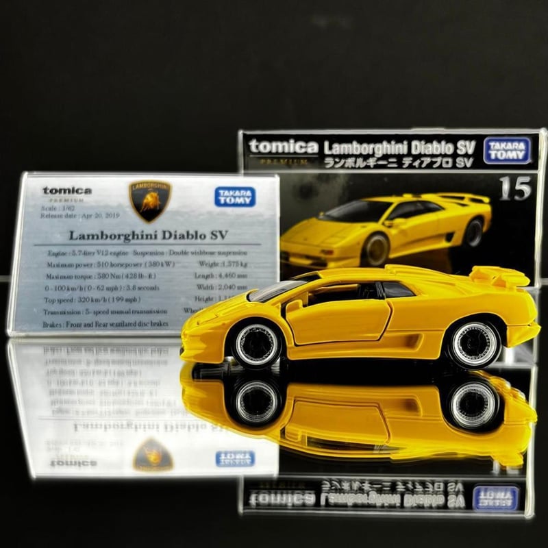 ミニ展示用車両解説プレート トミカプレミアム ランボルギーニ ミニ展示用車両解説プレート トミカプレミアム ランボルギーニ
