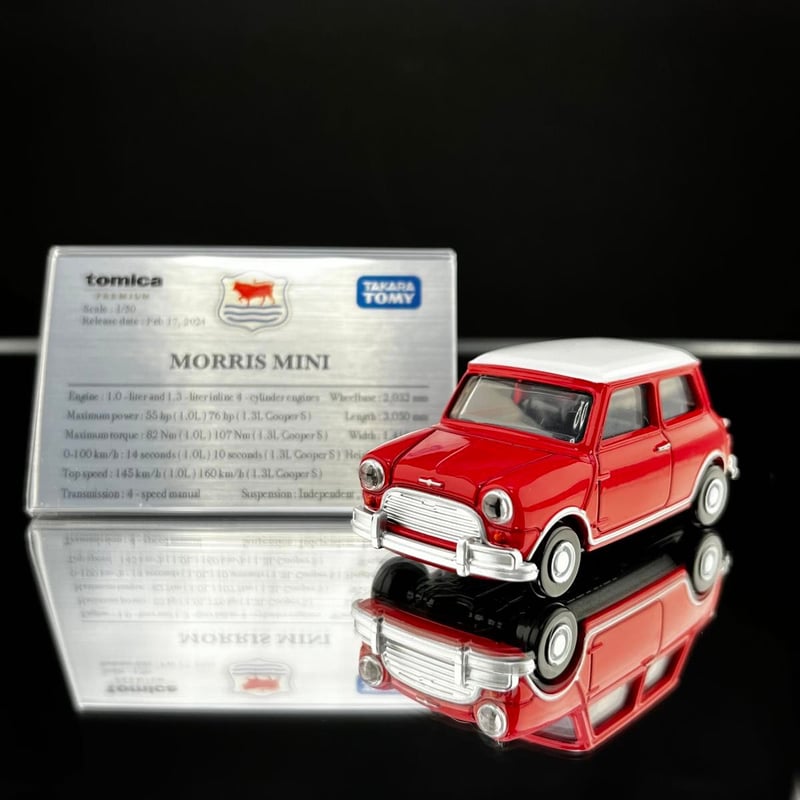 mini 展示用車両解説プレート tomica Premium モーリス ミニ 用 | Ga