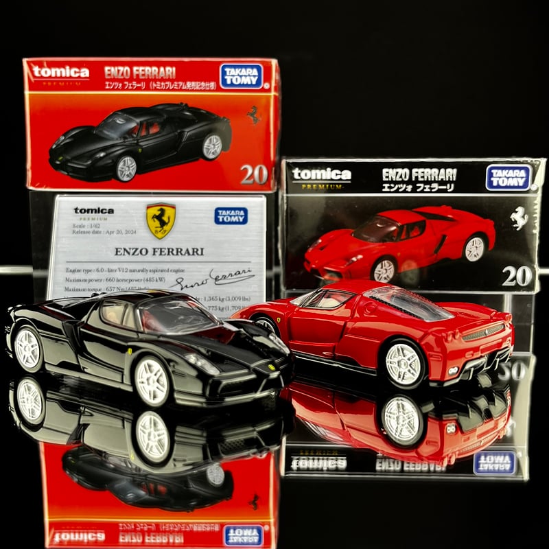 mini 車両解説プレート tomica Premium エンツォ フェラーリ | Garag
