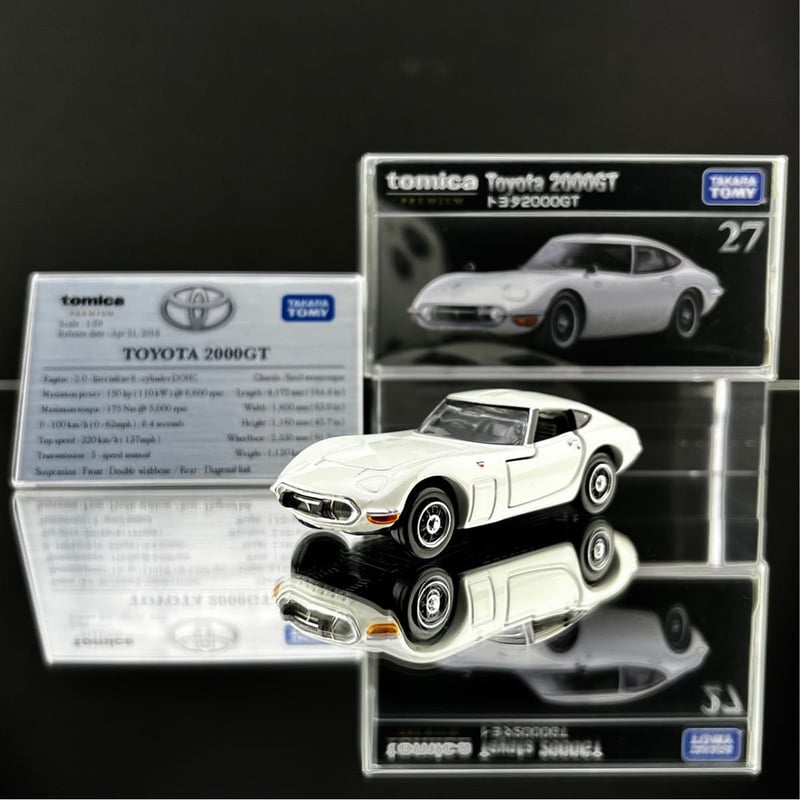 mini 展示用車両解説プレート トミカプレミアム トヨタ 2000 GT