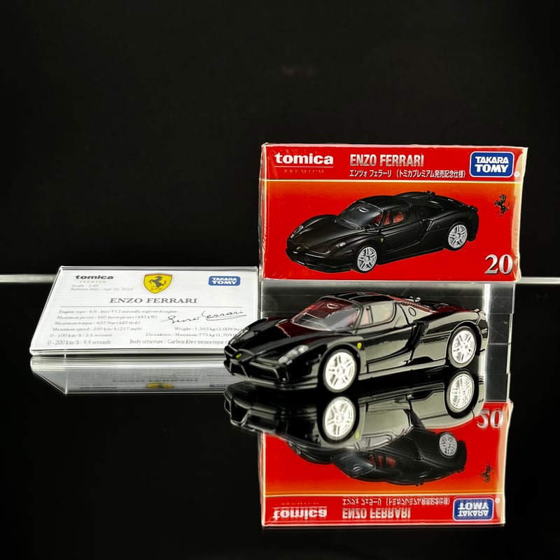 mini 車両解説プレート tomica Premium エンツォ フェラーリ | Garag