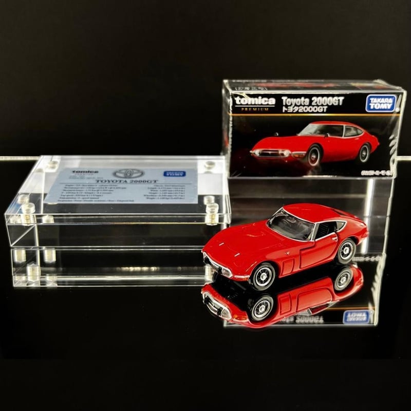展示用車両解説プレート トミカプレミアム トヨタ 2000 GT 用 | Garage