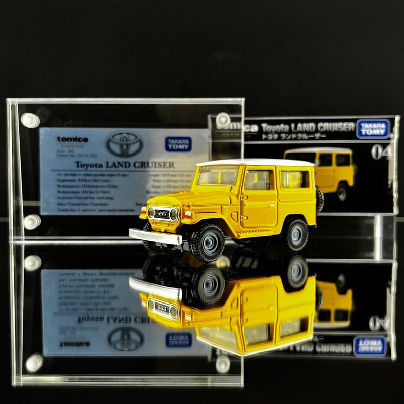 展示用車両解説プレート トミカプレミアム No.04 トヨタ