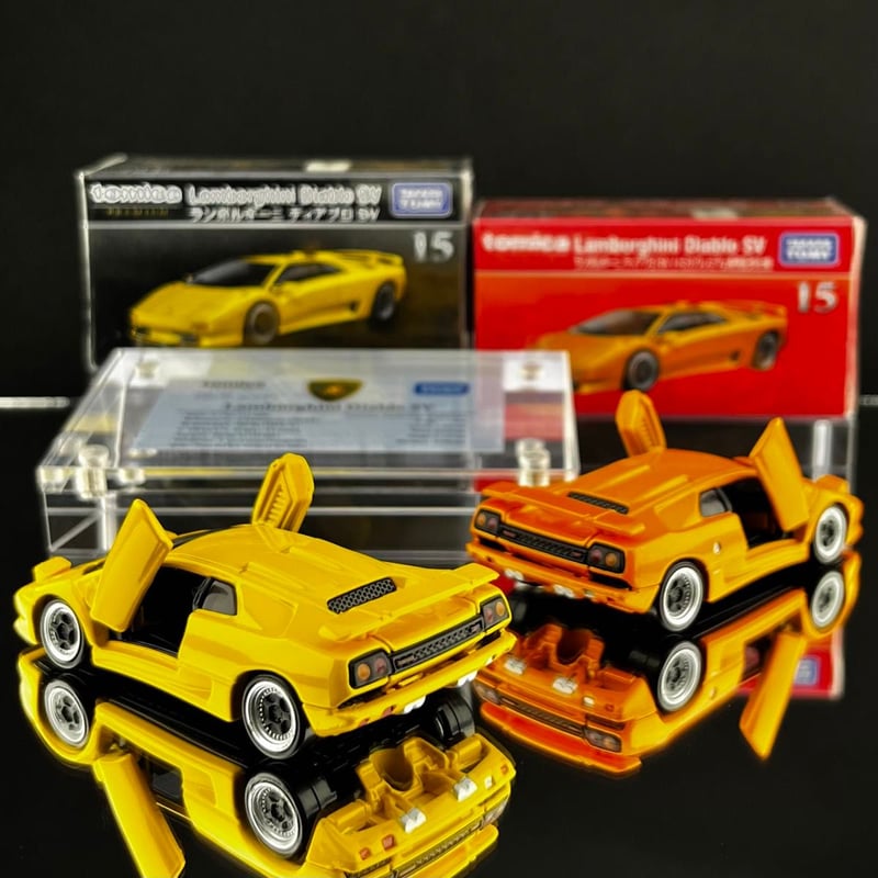 展示用車両解説プレート トミカプレミアム No.15 ランボルギーニ
