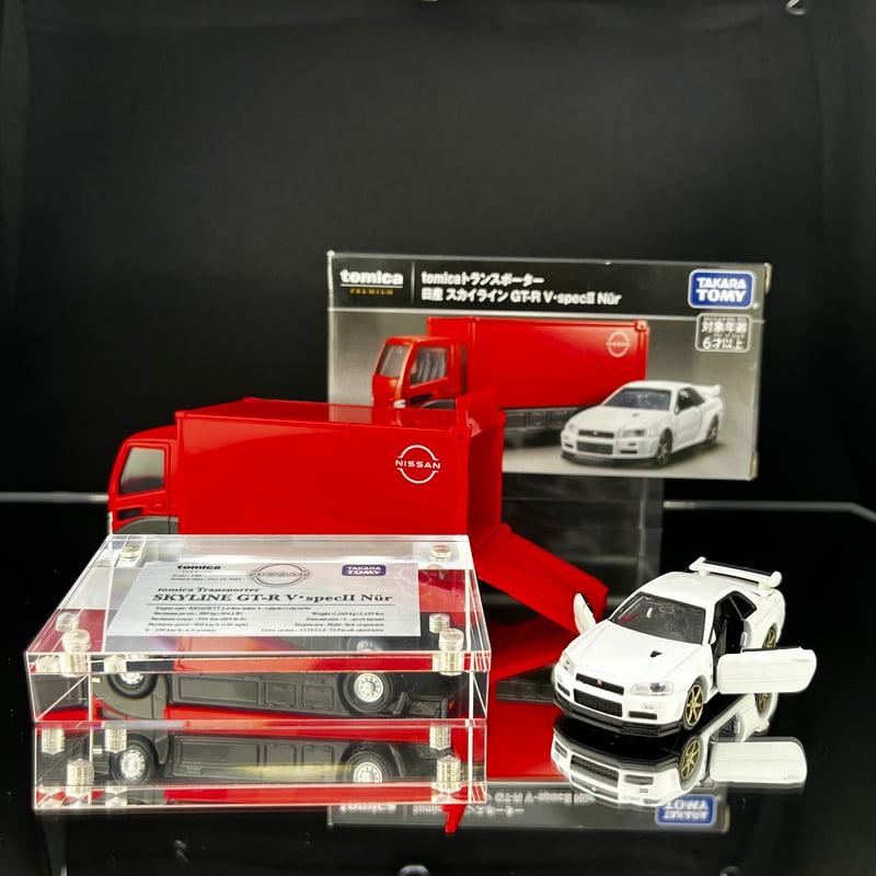 展示用車両解説プレート tomica Premium tomica トランスポーター 日産 