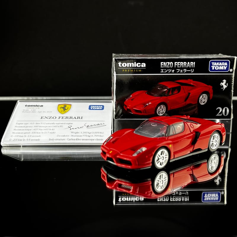 mini 車両解説プレート tomica Premium エンツォ フェラーリ | Garag