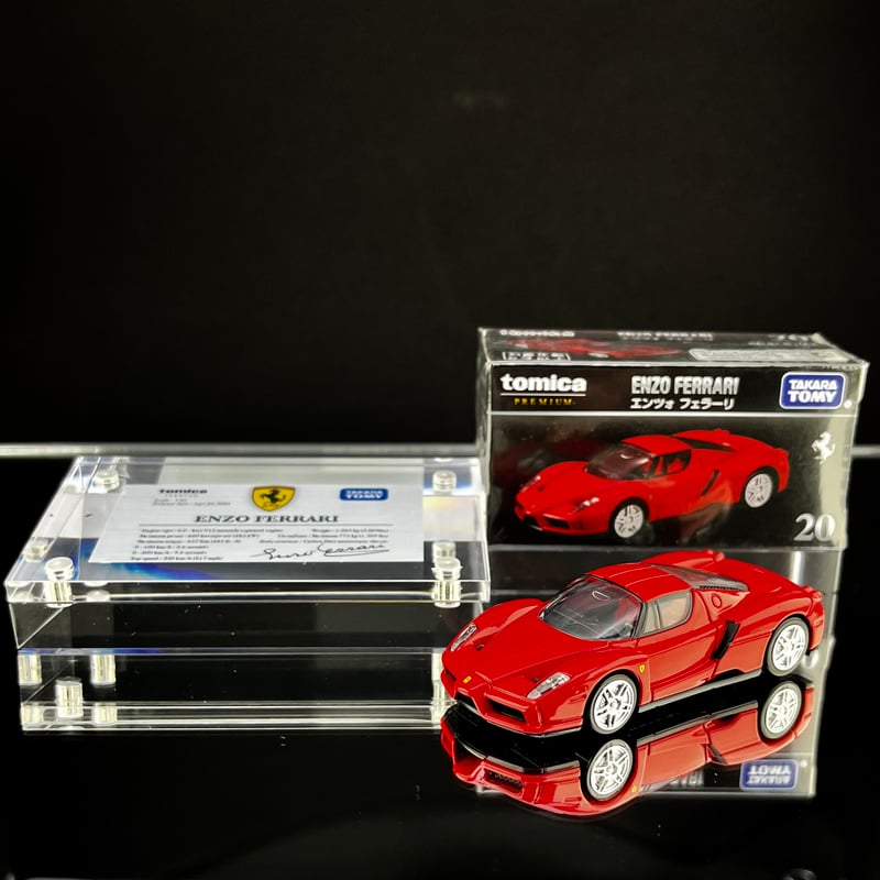 車両解説プレート tomica Premium エンツォ フェラーリ 用 | Garage@J