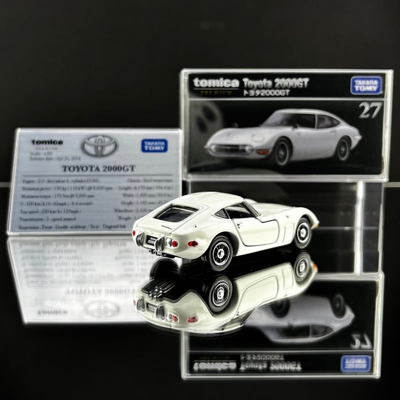 mini 展示用車両解説プレート トミカプレミアム トヨタ 2000 GT mini 展示用車両解説プレート トミカプレミアム トヨタ 2000 GT