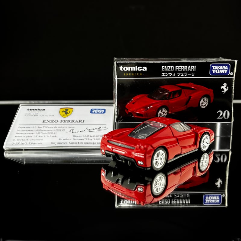 mini 車両解説プレート tomica Premium エンツォ フェラーリ | Garag