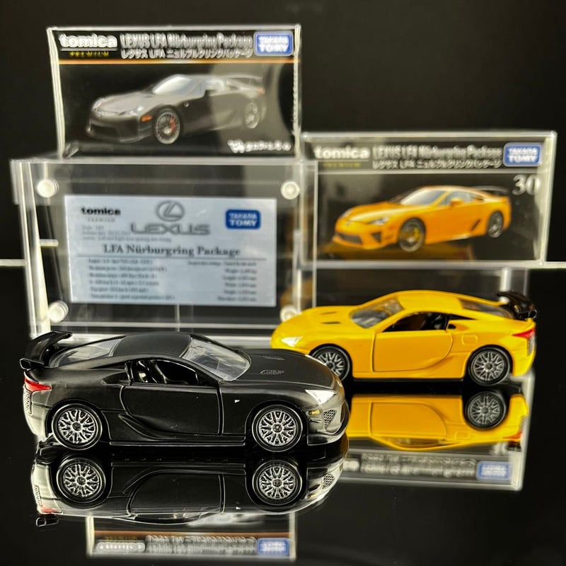 トミカプレミアム　レクサス　LFA 4台セット　未開封 展示用車両解説プレート トミカプレミアム レクサス LFA