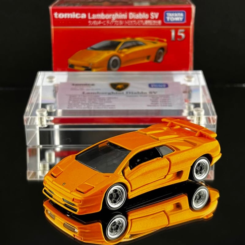 展示用車両解説プレート トミカプレミアム No.15 ランボルギーニ 展示用車両解説プレート トミカプレミアム No.15 ランボルギーニ