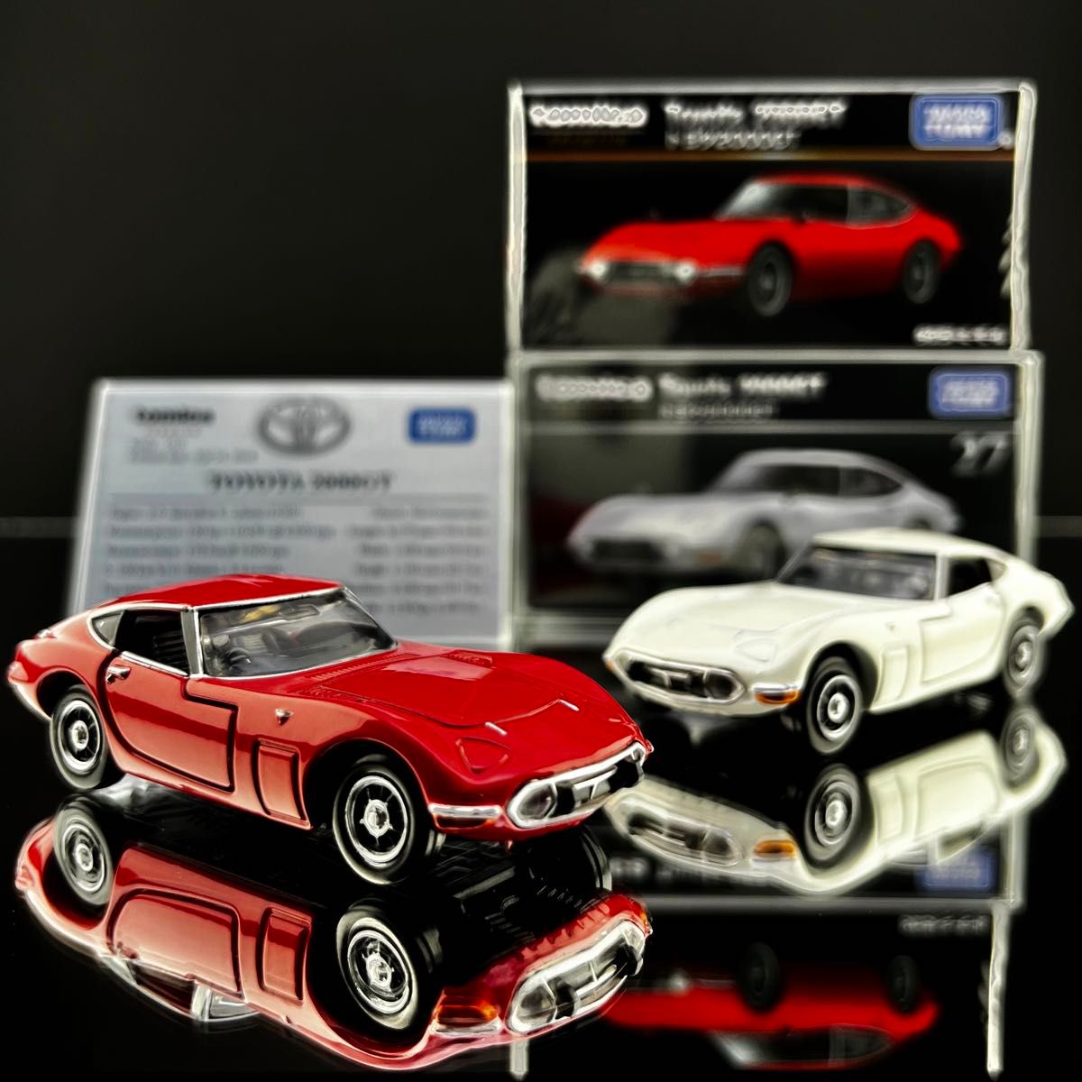 mini 展示用車両解説プレート トミカプレミアム トヨタ 2000 GT
