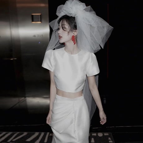 ウエディングドレス花嫁前撮り結婚式二次会