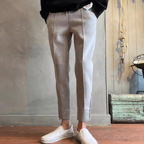 メンズ パンツ スウェットパンツ スリム アンクル
