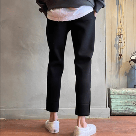 メンズ パンツ スウェットパンツ スリム アンクル
