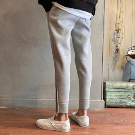 メンズ パンツ スウェットパンツ スリム アンクル