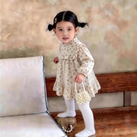 レディース長袖花柄ワンピースゆったり快適