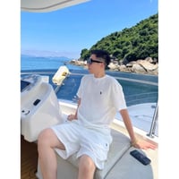 メンズ 半袖 T シャツ + ハーフパンツ 2 点セット 夏 リゾート