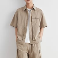 メンズポケットカジュアル半袖パンツ夏セット
