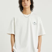 メンズプリント半袖 T シャツ夏万能
