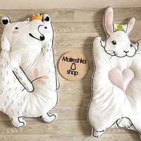 ベビー キッズ 柔らか カーペット 動物 インスタ映 おしゃれ 2タイプ