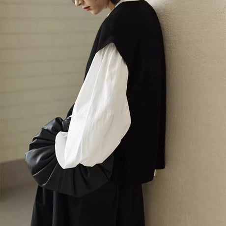 レディース 清楚なシャツ 春新作 オールマッチ ゆったり風 パフスリーブブラウス