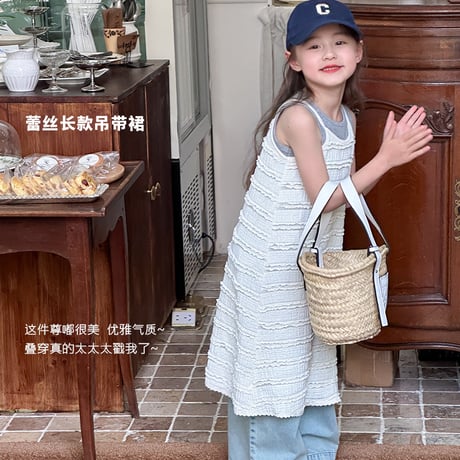 女の子キャミソールワンピース春夏90-160cm