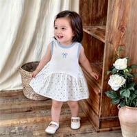 女の子ノースリーブワンピース 夏快適着用