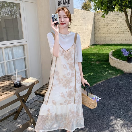 半袖 T シャツ キャミワンピース セットアップ 夏万能