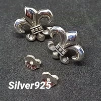 シルバー925 フローラルクロス ヘアゴム ブレスレット 匿名配送