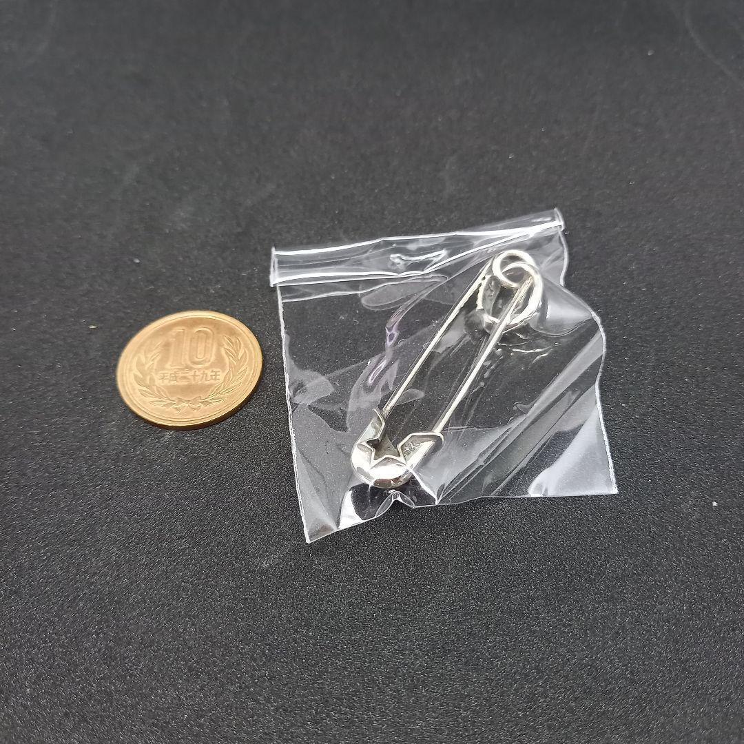 シルバー925セーフティーピン　シルバー925ピアス　シルバー925 ☆【新品】シルバー925 安全ピン 星形ピアス セーフティピン