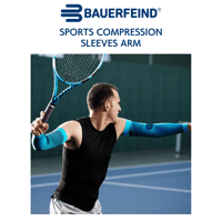 BAUERFEIND　SPORTS COMPRESSION SLEEVES ARM　ホワイト