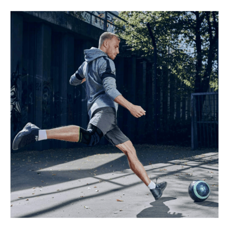 BAUERFEIND　SPORTS KNEE SUPPORT（ブラック・オールホワイト）