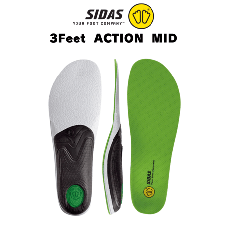SIDAS　3フィート・アクション・ミドル（3Feet Action Mid）