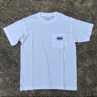 ROF 「ロゴポケ•オーガニックコットンT」（白）