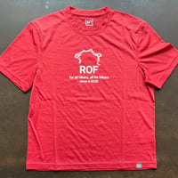 ROF Simple logo 50/50 T〈レッド〉