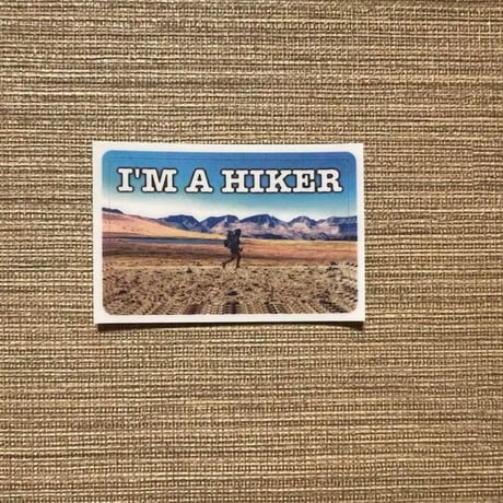 新ステッカー『I'm a hiker. （JMT / USA）』中
