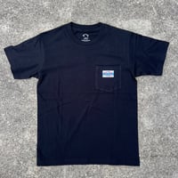 ROF「ロゴポケ オーガニックコットンT」（黒）