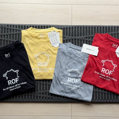 ROF Simple logo 50/50 T 〈ブラック〉