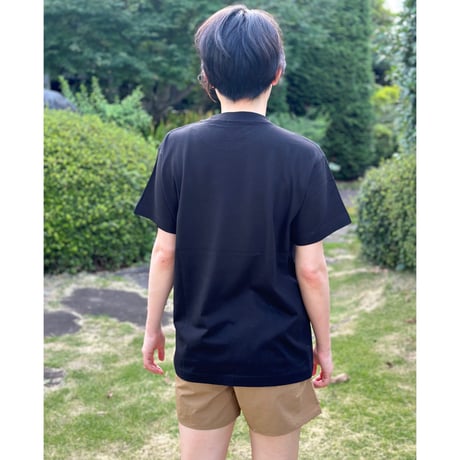 ROF「ロゴポケ オーガニックコットンT」（黒）