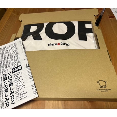 ROF.ロゴドンT（白）