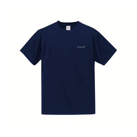 ドライシルキータッチTシャツ（胸元 & 襟下 ロゴ）