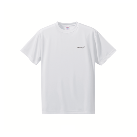 ドライシルキータッチTシャツ（胸元 & 襟下 ロゴ）