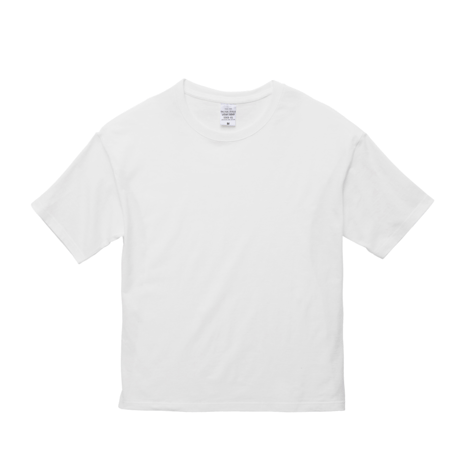 ビッグシルエット Tシャツ（襟下 ロゴ）