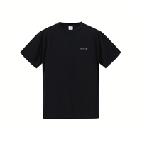 ドライシルキータッチTシャツ（胸元 & 襟下 ロゴ）