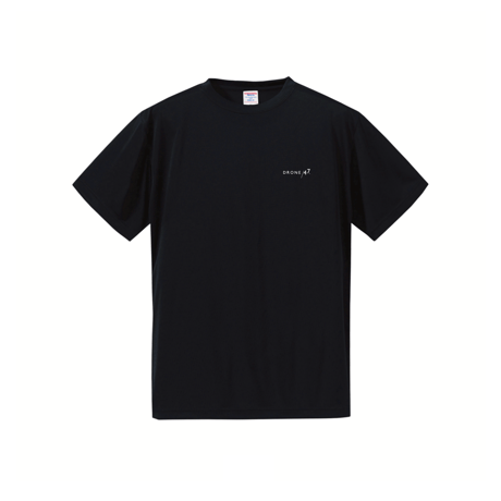 ドライシルキータッチTシャツ（胸元 & 襟下 ロゴ）